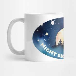 Night sky by nature Mug